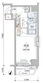 リヴシティ一番町 2階 間取り図