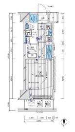 メインステージ門前仲町2 1304 間取り図