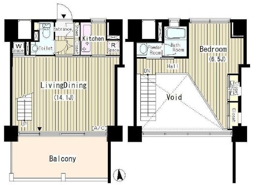 ROKA TERRAZZA （ロカテラーザ） 1308 間取り図