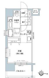 パークキューブ板橋本町 408 間取り図