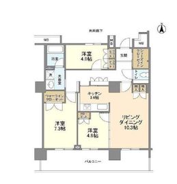 豊洲シエルタワー 31階 間取り図