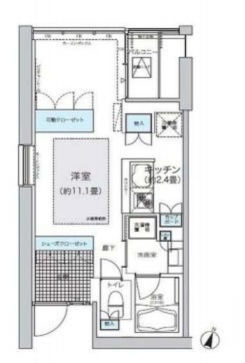ガーデニエール砧ウエスト 138 間取り図