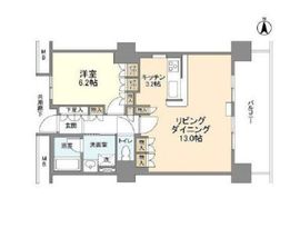 豊洲シエルタワー 21階 間取り図