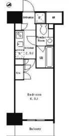 パークキューブ武蔵小杉 1203 間取り図