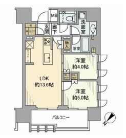 プレミスト東銀座築地アークコート 3階 間取り図