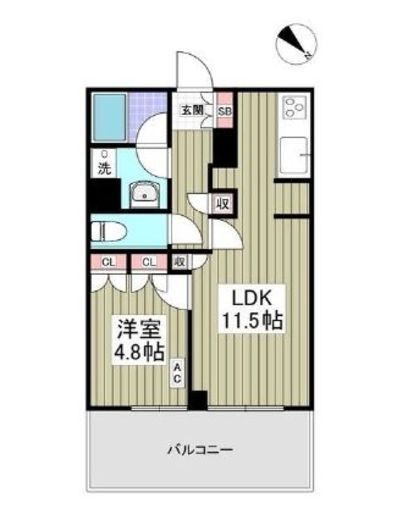 二子玉川ライズタワー 12階 間取り図