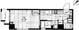 グランドコンシェルジュ早稲田 4階 間取り図