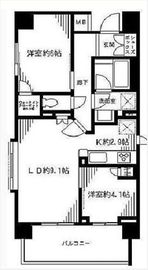 ベリスタ早稲田 7階 間取り図