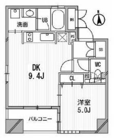 クリオ三田ラ・モード 301 間取り図