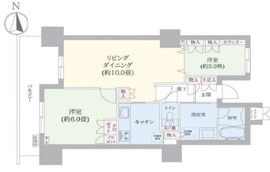 豊洲シエルタワー 33階 間取り図