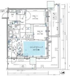 シティタワーズ東京ベイ 17階 間取り図