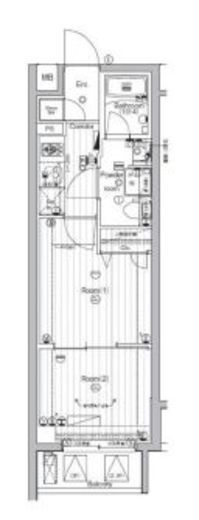 PREMIUM CUBE 東高円寺 (プレミアムキューブ東高円寺) 1階 間取り図