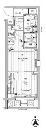 PREMIUM CUBE 東高円寺 (プレミアムキューブ東高円寺) 2階 間取り図