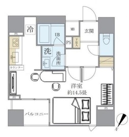 フェリシア日本橋人形町 703 間取り図