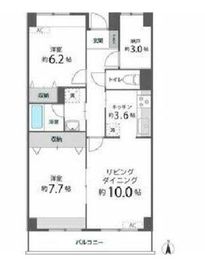 目黒本町マンション 407 間取り図