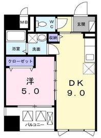 グランヒルズ西新宿 603 間取り図