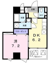 グランヒルズ西新宿 704 間取り図