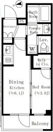 イプセ馬込 102 間取り図