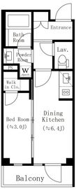 イプセ馬込 101 間取り図