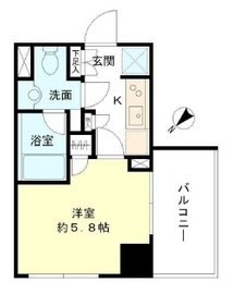 ブリリア日本橋茅場町 6階 間取り図