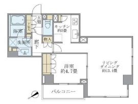 ブリリア日本橋茅場町 10階 間取り図