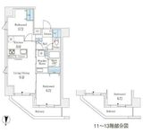 ラティエラ練馬 1103 間取り図
