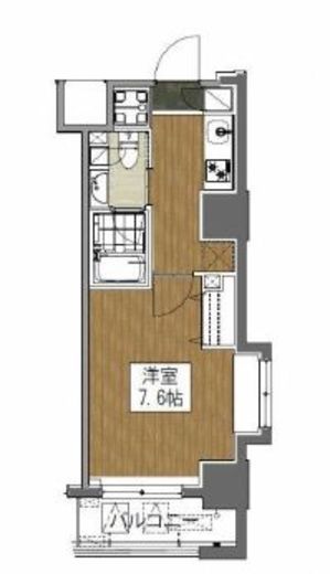 清澄白河レジデンス弐番館 801 間取り図