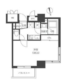 木場レジデンス壱番館 401 間取り図