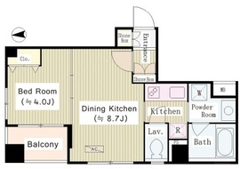 GL蔵前 202 間取り図