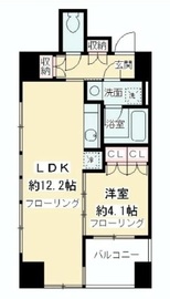 ニューシティアパートメンツ千駄ヶ谷2 1003 間取り図