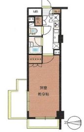 グローリオ大井町 4階 間取り図