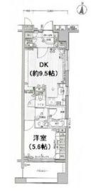 クリオレジダンス東京 2階 間取り図