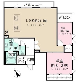 アギー弥生 202 間取り図