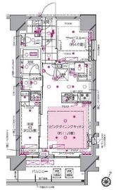 ピアース大森山王三丁目 4階 間取り図
