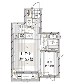 レガリス目黒西小山 4階 間取り図