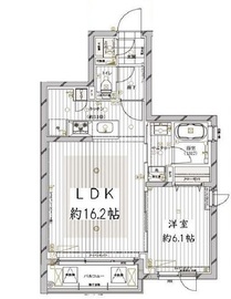 レガリス目黒西小山 2階 間取り図