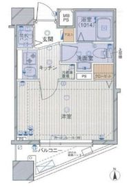 クレアシオン渋谷神山町 6階 間取り図