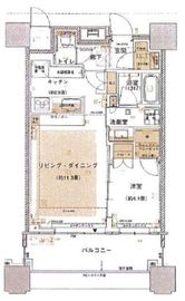 パークシティ武蔵小杉ザ・グランドウイングタワー 6階 間取り図