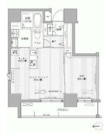 レジェンダリーガーデン赤羽ウェストビュー 1301 間取り図