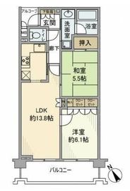 WTC代々木ガーデン 4階 間取り図