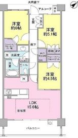 ザ・パークハウス学芸大学四季の杜 4階 間取り図