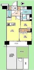 クリオ武蔵小杉アーバンテラス 1階 間取り図
