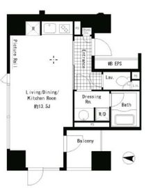 パークアクシス渋谷神南 304 間取り図