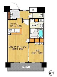 BELISTA新御徒町 (ベリスタ新御徒町) 8階 間取り図