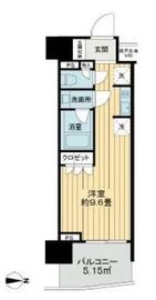 ライオンズ東京三ノ輪ミレス 10階 間取り図