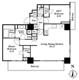 サーラ・プラティコ 8階 間取り図