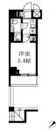 プレジール神宮前 B105 間取り図