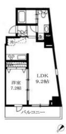 プレジール神宮前 202 間取り図