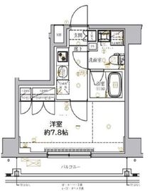 ベルシード門前仲町Ⅱ 7階 間取り図