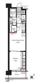 ブリリアイスト三軒茶屋アイビーテラス i410 間取り図